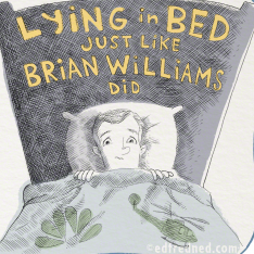 brian williams in bed