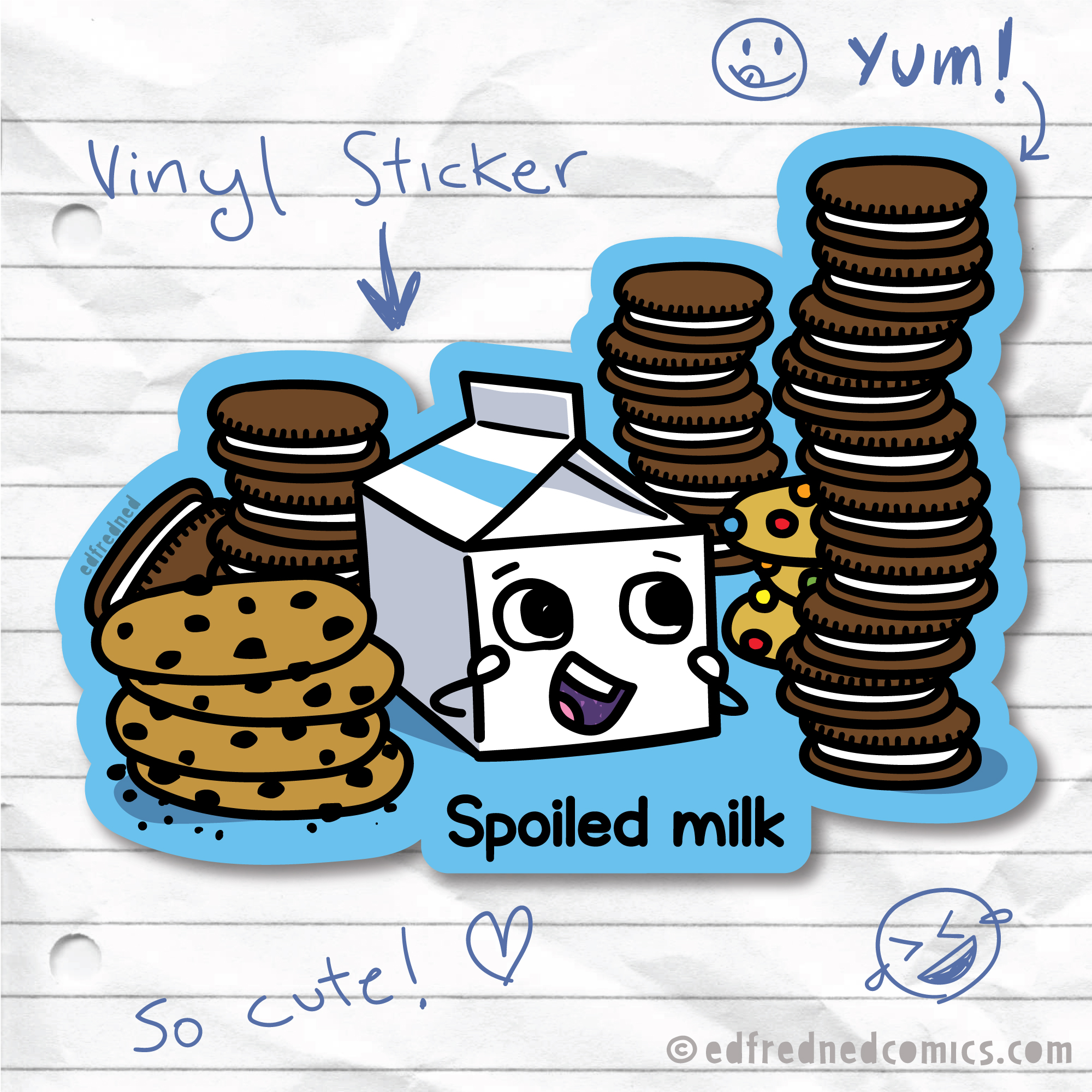 Spoiled Milk sticker